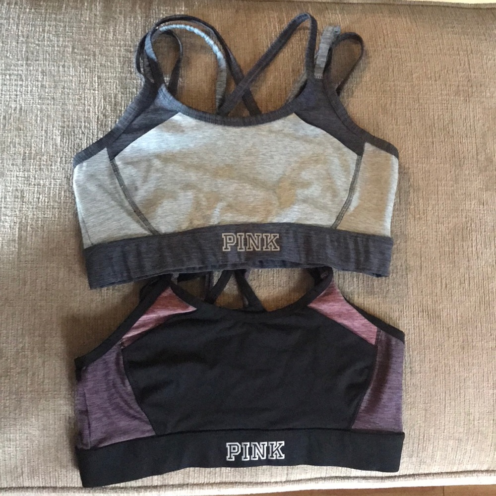 PINK sports bras